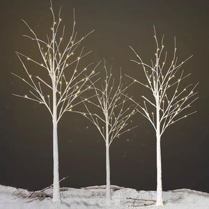 Wayfair Lighted Artificial Birch Tree Home Decor Lamp